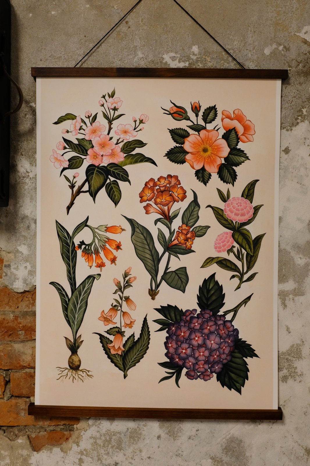 Floral Print A4 - Einzigartige von Doro Hoffmann. Jetzt online bestellen!