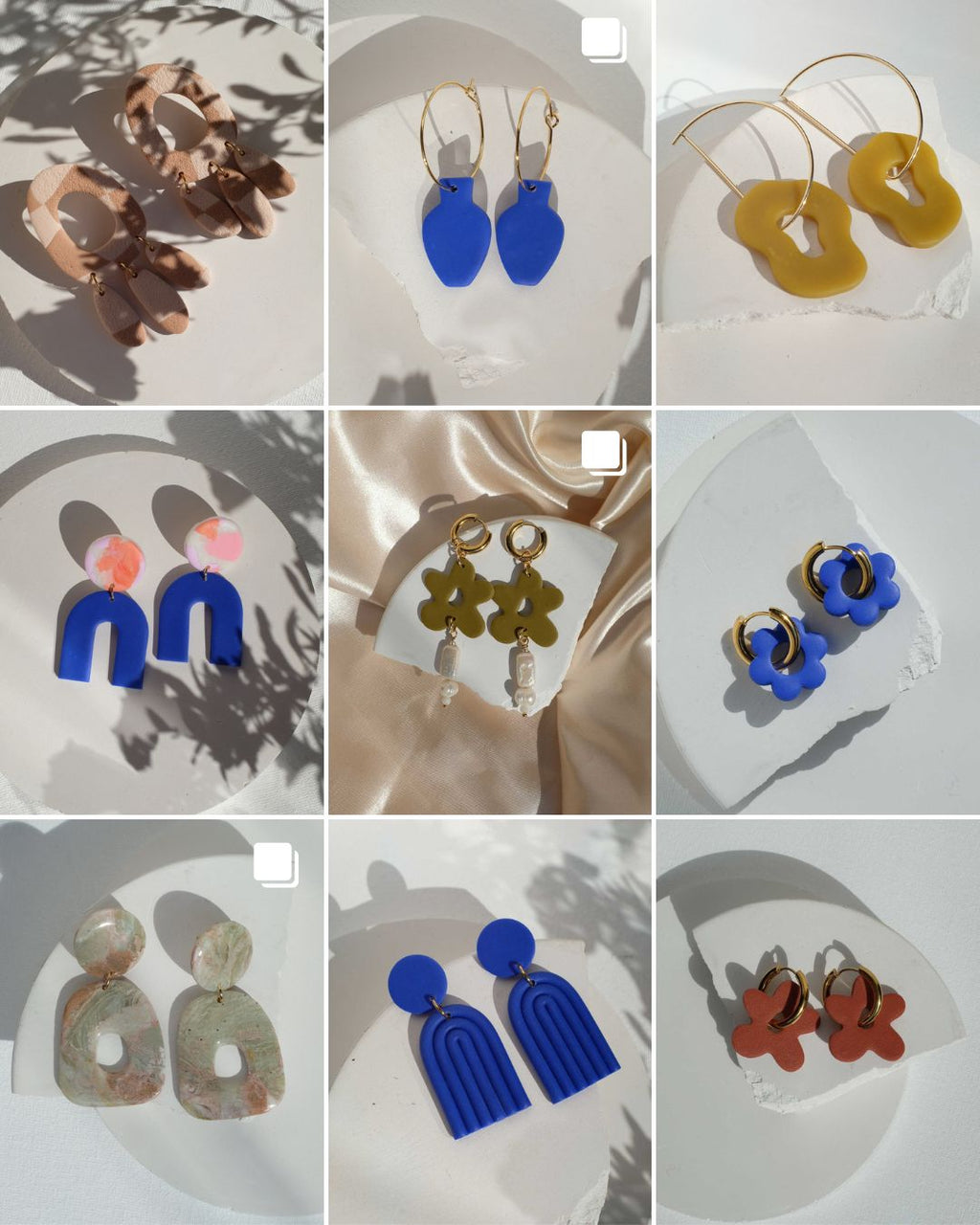 Polymerclay Ohrringe