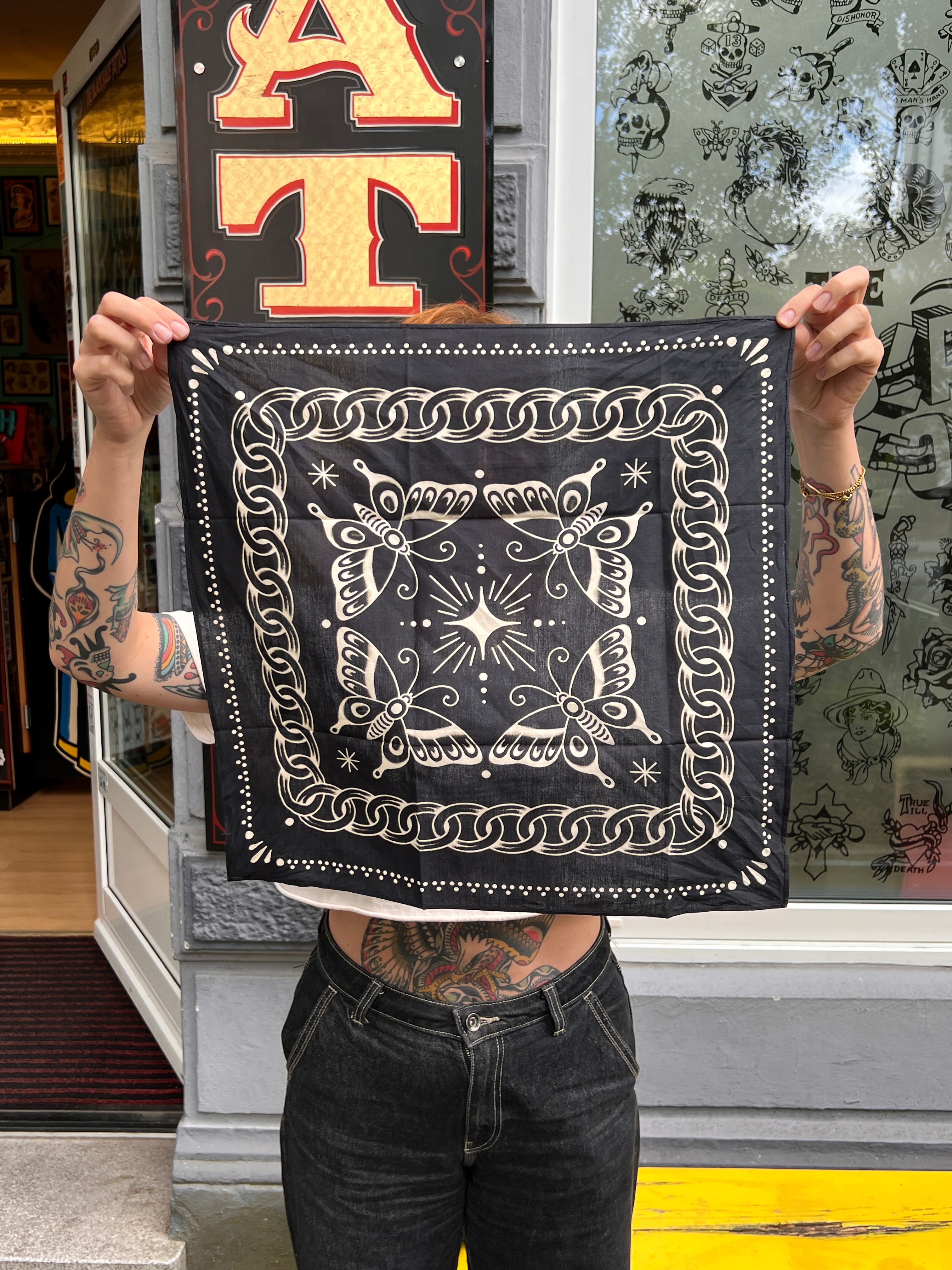 Schwarzes Bandana