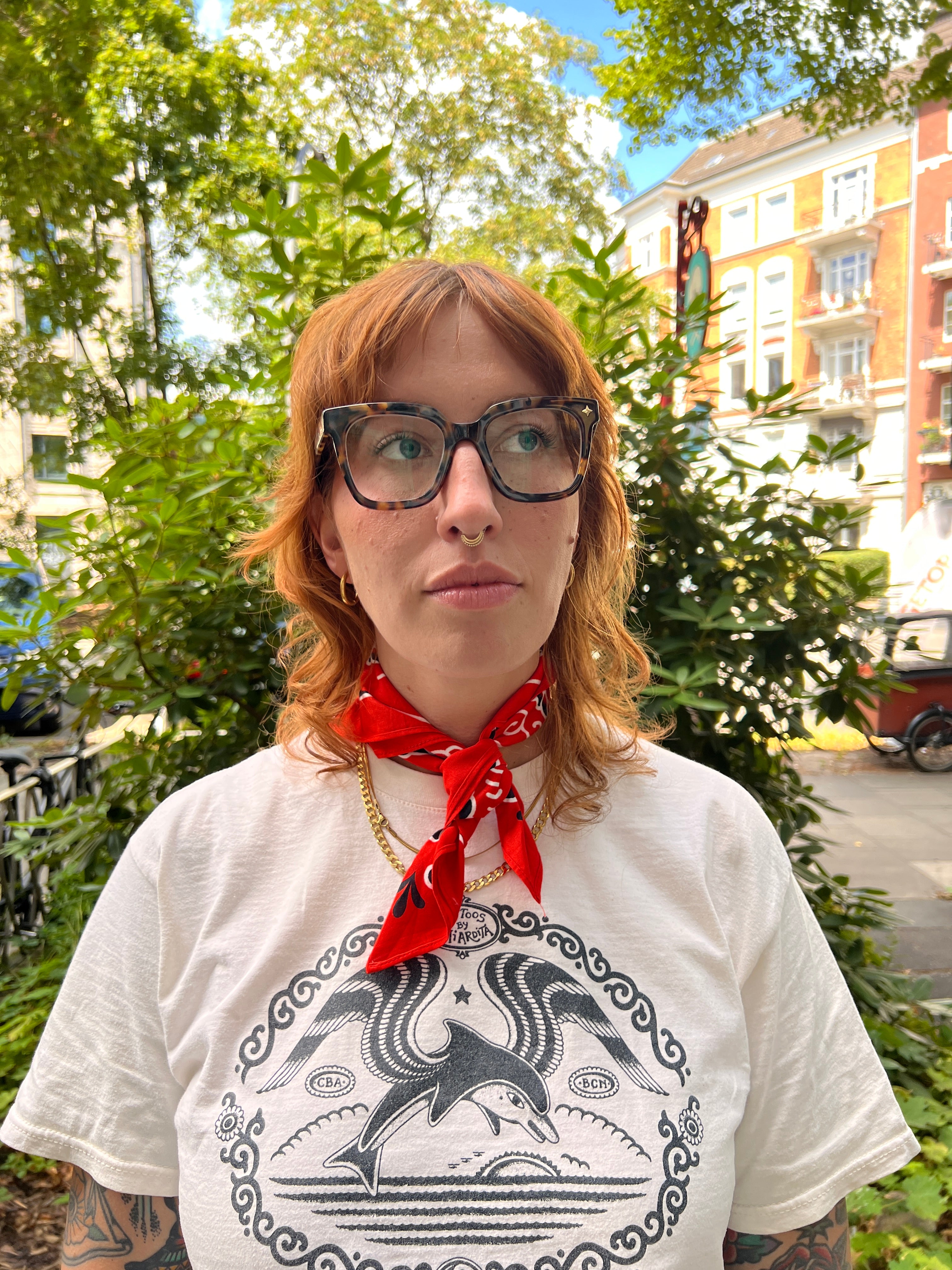 Rotes Bandana