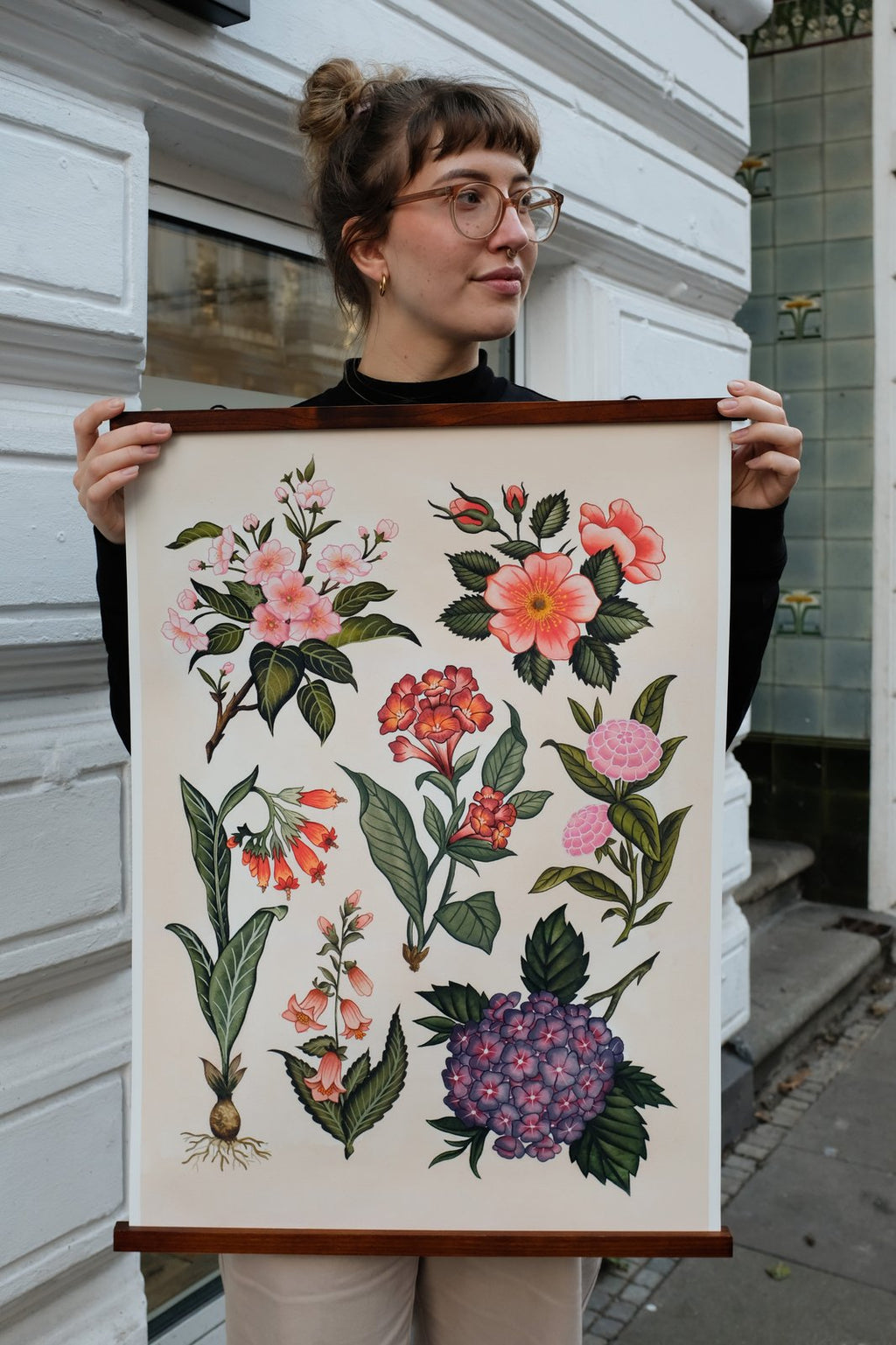 Floral Print A4 - Einzigartige  von Doro Hoffmann. Jetzt online bestellen!