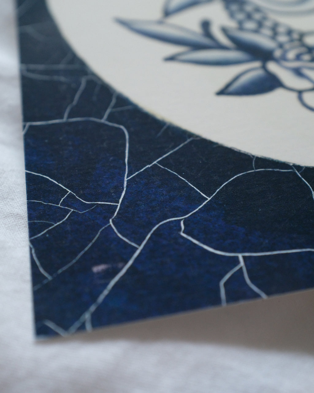 Blue Lady Fine Art Print