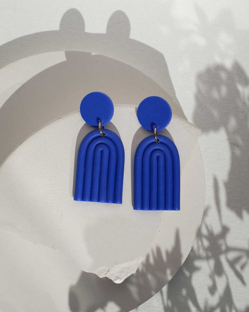 Arch Ohrringe Cobalt