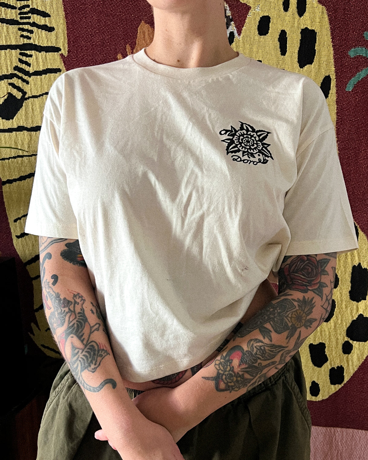 Oversized Cropped Shirt