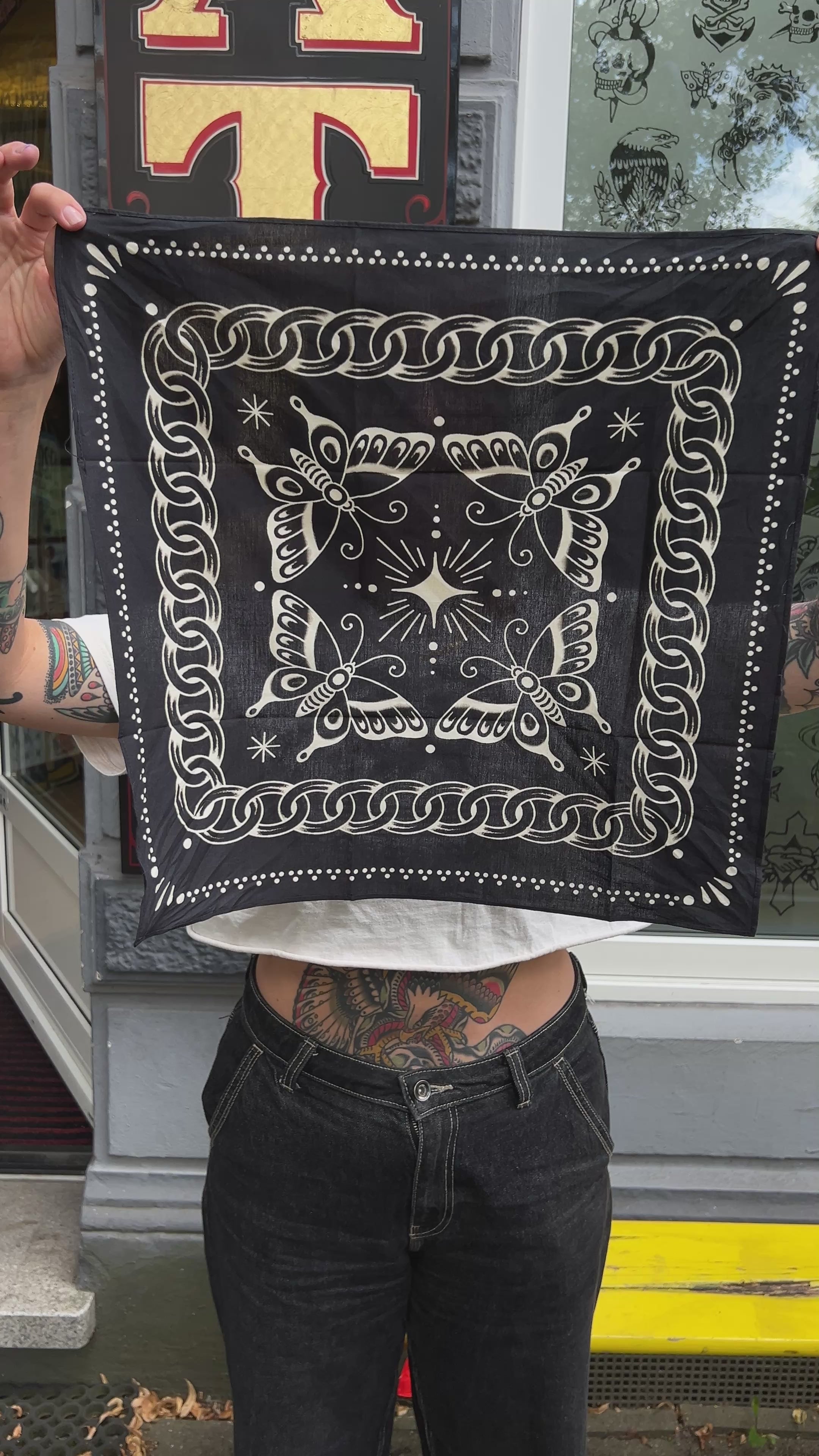Schwarzes Bandana